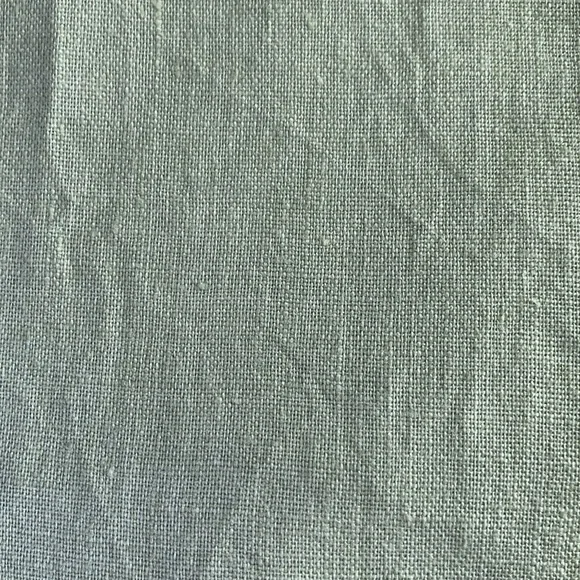 Flax green linen maxi dress- size 10-14 medium - Picture 5 of 7